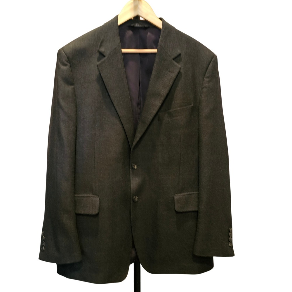 JO'S A BANK Traveler's Collection 44R Wool Suit Jacket Blazer‎ Mens Gray